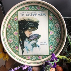 Vintage Ladies Home Journal Tray 😍